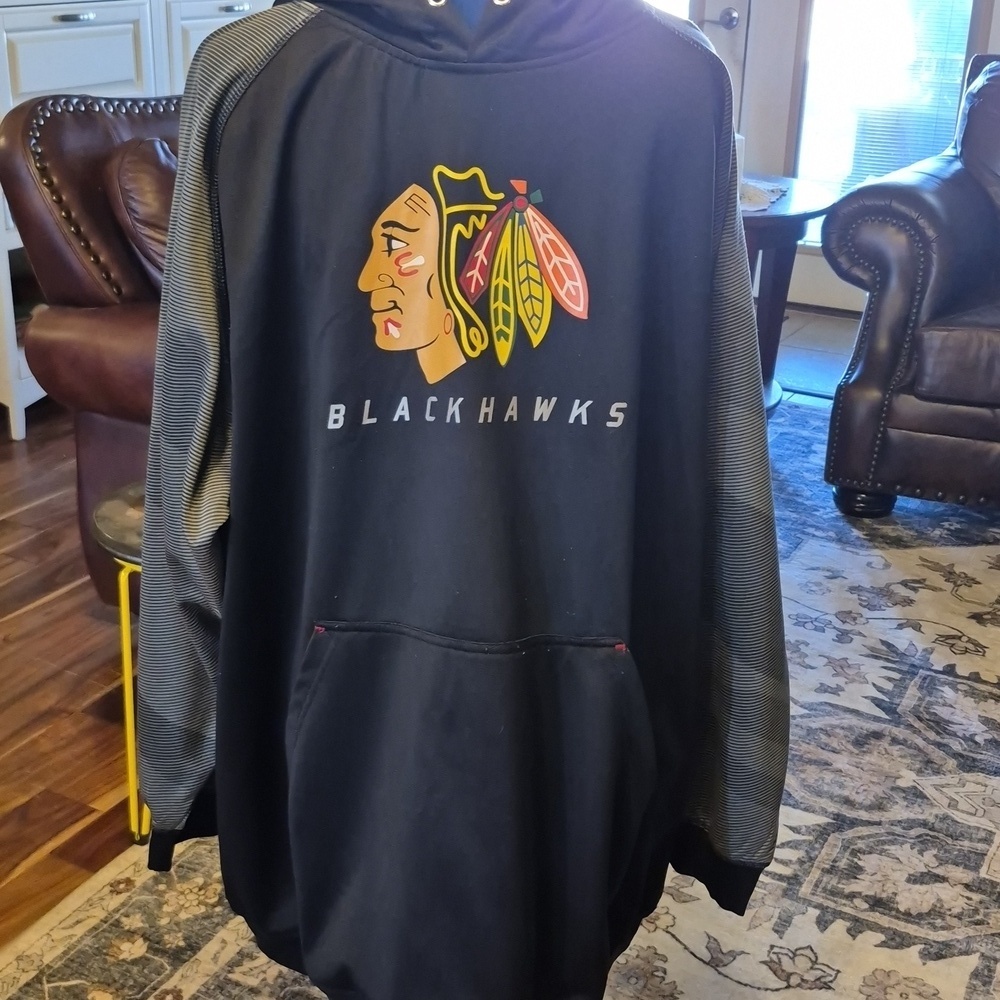 Blackhawks Mens Hoodie Thermobase Sz.4X. (#1815)